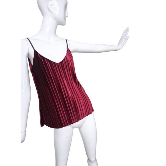 Tart Crushed Velvet V-Neck Women's size XS Witchy Whimsigoth Vampire Fairy Tank - Picture 7 of 12